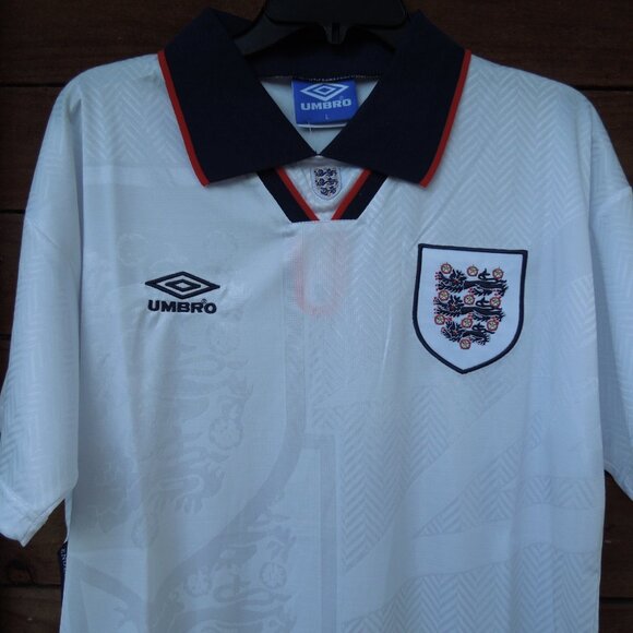 England National Team soccer jersey, large, Umbro, 1994 retro - Picture 5 of 8